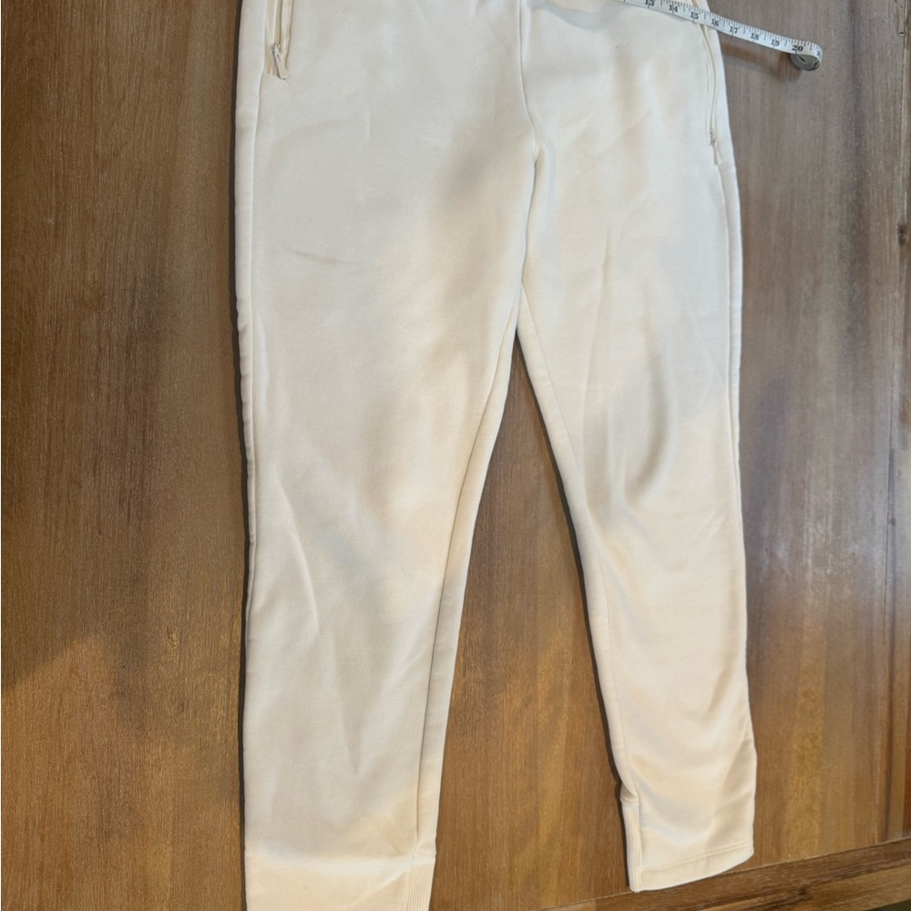 Banana Republic Cream Track Pants